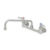 T and S Brass Ever Steel 23.09 GPM Wall Mounted Widespread Pot Filler Brushed Stainless Steel