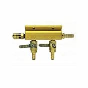 TapRite Aluminum Two-Way Beer Air Line Distributor w/ Safety N/A