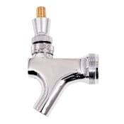 TapRite Chrome Plated Beer Faucet with BraLever Chrome