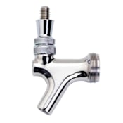TapRite Chrome Plated Beer Faucet with Stainless Steel Lever Chrome