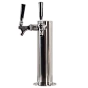 TapRite Stainless Steel Double Faucet Wine Tower 304 Faucets N/A