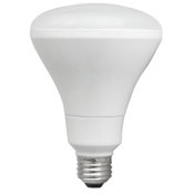 TCP Single 10.5 Watt Frosted Dimmable BR30 Medium (E26) LED Bulb - 3000K White
