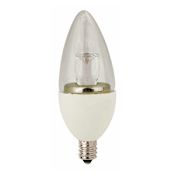 TCP Single 4 Watt Bronze Dimmable B11 Candelabra (E12) LED Bulb - 2400K Clear