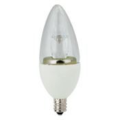 TCP Single 5 Watt Clear Dimmable B11 Candelabra (E12) LED Bulb - 3000K Clear
