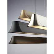 Tech Lighting Zhane 49" Wide 277v Linear Suspension Single Light LED Chandelier Satin Gold