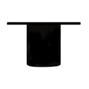 The CopperSmith Outdoor Post Fitter for Lantern Mounting Matte Black