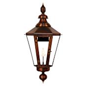 The CopperSmith Eslava Street 32" Tall Natural Gas Outdoor Wall Sconce Antique Copper
