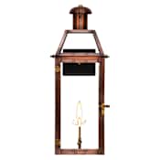 The CopperSmith Oakley 25-1/2" Tall Copper Natural Gas Outdoor Wall Sconce Antique Copper