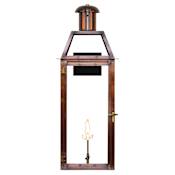 The CopperSmith Oakley 33" Tall Copper Natural Gas Outdoor Wall Sconce Antique Copper