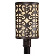 The Great Outdoors 1 Light Post Light from the Nanti Collection Iron Oxide