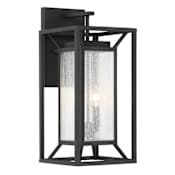 The Great Outdoors Harbor View 2 Light 21" Tall Outdoor Ever-Pro Wall Sconce with Clear Seedy Glass Sand Coal