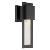 The Great Outdoors Westgate 13" Tall LED Wall Outdoor Sconce with Clear Seedy Glass Sand Coal