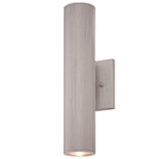 The Great Outdoors Skyline 14-1/2" Tall ADA LED Outdoor Wall Sconce Brushed Aluminum