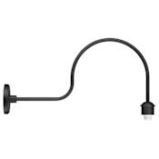 The Great Outdoors Reflective Lighting 16" Tall Outdoor Wall Sconce Black