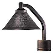 The Great Outdoors Kirkham 1 Light 8-1/2" Wide Dark Sky Post Mount Light Hammered Aspen Bronze