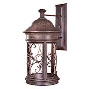 The Great Outdoors Sage Ridge 1 Light 22-1/2" Tall Dark Sky Outdoor Wall Sconce Vintage Rust