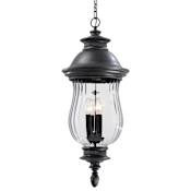 The Great Outdoors Newport 4 Light 30" Tall Outdoor Lantern with Clear Optic Glass Heritage