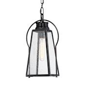 The Great Outdoors Halder Bridge 10" Wide Outdoor Pendant Matte Black