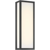 The Great Outdoors Marlborough 18" Tall Outdoor Wall Sconce Sand Coal Black