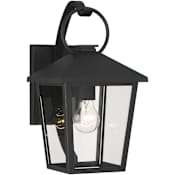 The Great Outdoors Parkside 15" Tall Outdoor Wall Sconce Sand Coal Black