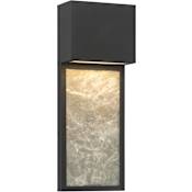 The Great Outdoors Norrin 16" Tall LED Wall Sconce Sand Coal Black