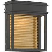 The Great Outdoors Clyne 9" Tall LED Wall Sconce Sand Coal Black