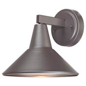 The Great Outdoors Bay Crest 1 Light 8.25" Tall Dark Sky Outdoor Wall Sconce Dorian Bronze