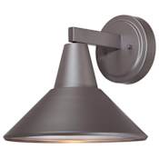 The Great Outdoors Bay Crest 1 Light 10-1/2" Tall Dark Sky Outdoor Wall Sconce Dorian Bronze