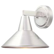The Great Outdoors Bay Crest 1 Light 10-1/2" Tall Dark Sky Outdoor Wall Sconce Brushed Stainless Steel