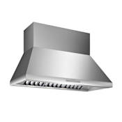 Thermador Professional Series 48 Inch Wide Wall Mounted Range Hood Stainless Steel