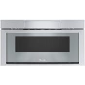 Thermador 30 Inch Wide 1.2 Cu. Ft. 1500, 950 Watt Drawer Microwave with Sensor Cooking and Drop Down Panel Stainless Steel