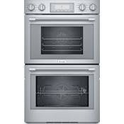 Thermador Professional 30 Inch Wide 7.3 Cu. Ft. Electric Combi Oven, Double Oven with True Convection and Steam Cooking Stainless Steel