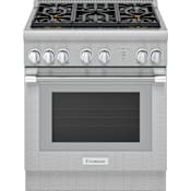Thermador Pro Harmony® 30 Inch Wide 4.4 Cu. Ft. Slide In Dual Fuel Range with 5 Burners Stainless Steel