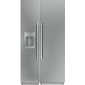 Thermador 24 Inch Wide Reversible Hinge Column Refrigerator and 18 Inch Wide Right Hinge Column Freezer with Cool Air Flow Technology Panel Ready