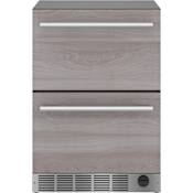 Thermador 24 Inch Wide 4.3 Cu. Ft. Energy Star Certified Refrigerator Drawers with Freezer and SoftClose® Panel Ready