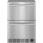 Thermador Masterpiece® 24 Inch Wide 4.3 Cu. Ft. Energy Star Certified Refrigerator Drawers with Freezer and SoftClose® Stainless Steel