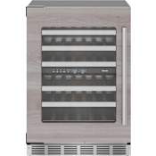 Thermador 24 Inch Wide 41 Bottle Capacity Built-In Wine Cooler with SoftClose® Panel Ready