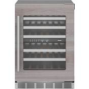 Thermador 24 Inch Wide 41 Bottle Capacity Built-In Wine Cooler with SoftClose® Panel Ready