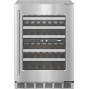 Thermador Masterpiece 24 Inch Wide 41 Bottle Capacity Built-In Wine Cooler with SoftClose Hinges Stainless Steel