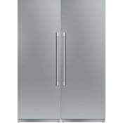 Thermador 30 Inch Wide Reversible Hinge Column Refrigerator and 30 Inch Wide Reversible Hinge Column Freezer with Cool Air Flow Technology Panel Ready