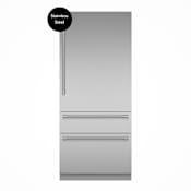 Thermador Freedom 36 Inch Wide 18.8 Cu. Ft. Energy Star Certified Bottom Freezer Refrigerator with ThermaFlex™ Drawer Stainless Steel