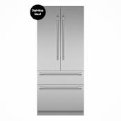 Thermador Freedom 36 Inch Wide 18.8 Cu. Ft. Energy Star Certified French Door Refrigerator with Full Color Touch Screen Display Stainless Steel