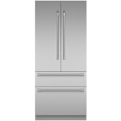 Thermador Freedom 36 Inch Wide 18.8 Cu. Ft. Energy Star Certified French Door Refrigerator with Professional Handles Stainless Steel