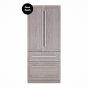 Thermador Freedom 36 Inch Wide 18.8 Cu. Ft. Energy Star Certified Panel Ready French Door Refrigerator with Soft Close Doors and Drawers Panel Ready