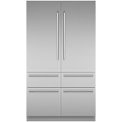Thermador Freedom 48 Inch Wide 26.8 Cu. Ft. Energy Star Certified French Door Refrigerator with Four Drawers Stainless Steel
