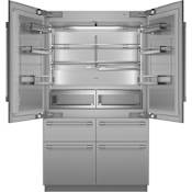 Thermador Freedom 48 Inch Wide 26.8 Cu. Ft. Energy Star Certified French Door Refrigerator Stainless Steel