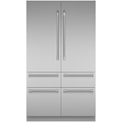 Thermador Freedom 48 Inch Wide 26.8 Cu. Ft. Energy Star Certified French Door Refrigerator with Professional Handles Stainless Steel
