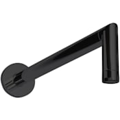 ThermaSol Round 16" Reach Wall Mounted Shower Arm Matte Black