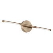 Thesis Overture 2 Light 24" Wide 5CCT LED Vanity Light Champagne Gold