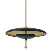 Thesis Sinclair 14" Wide 5CCT LED Convertible Pendant Champagne Gold